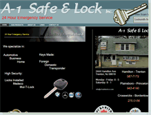 Tablet Screenshot of a1safelockco.com